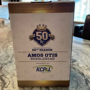 Kansas City Royals 50th Season Commemorative Amos Oats Bobblehead
